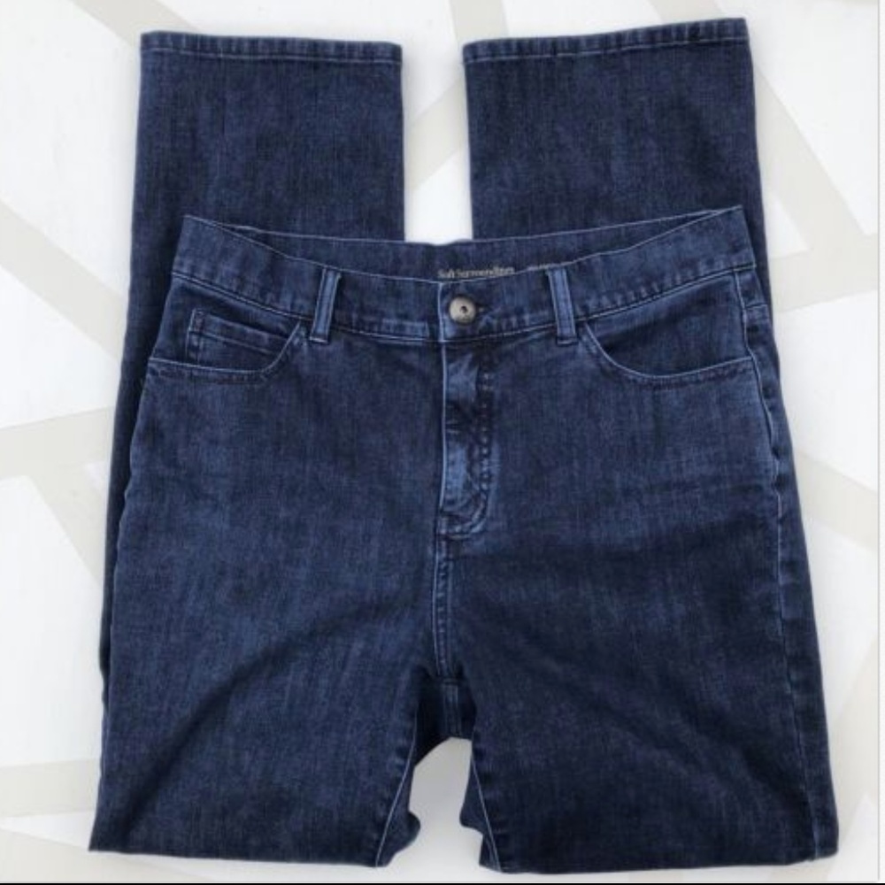 Soft Surroundings Classic Jeans Slim Straight 12